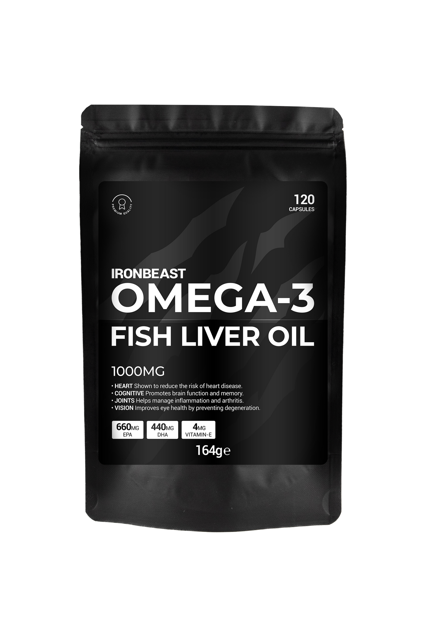 Omega-3 Fish Liver Oil 120 Capsules