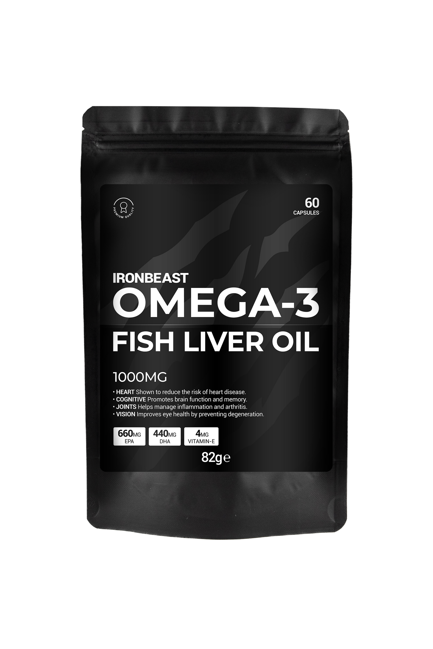 Omega-3 Fish Liver Oil 60 Capsules