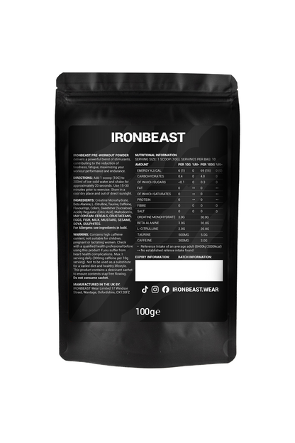 Ultimate Pre-Workout 100g