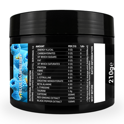 Extreme Stim Pre-Workout Powder 210g